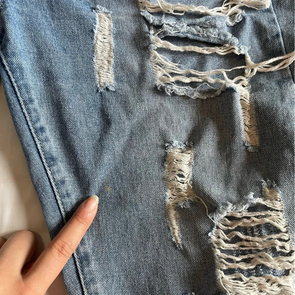 ๐ 90s Vibes Princess Polly Distressed High Waisted Jeans - Women's Size 10๐ - Picture 10 of 10
